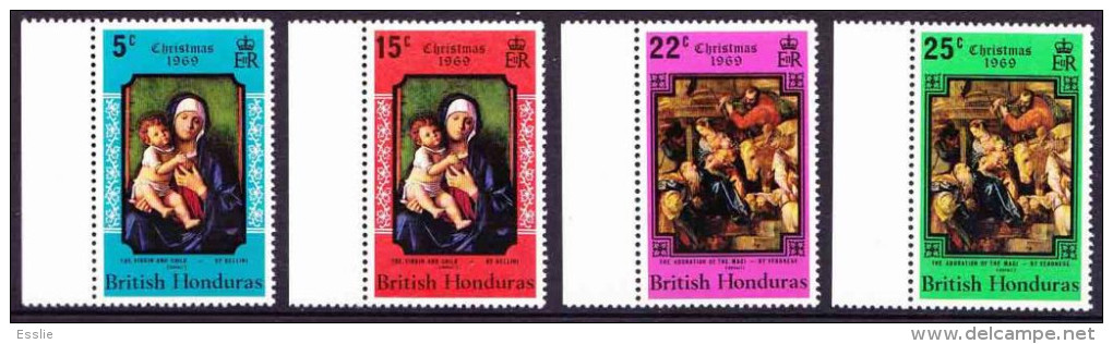 British Honduras - 1969 - Christmas - Complete Set - Honduras Británica (...-1970)