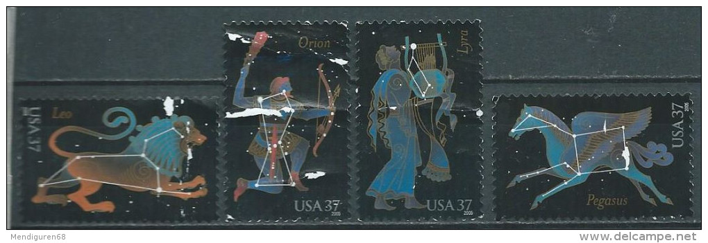 USA 2005 Constellations Set Of 4  $1.41 USED SC 3945-48 YV 3716-3719 MI 3993-96 SG 4483-86 - Gebruikt