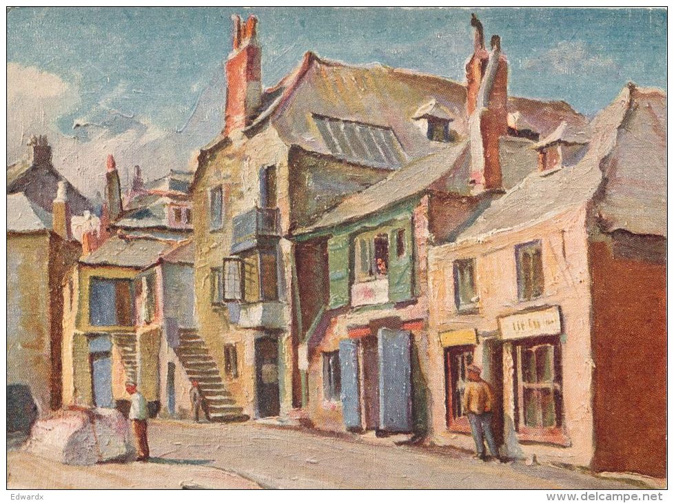 Wharf Road, Herbert Truman, St Ives, Cornwall, England Postcard Sweetman - St.Ives