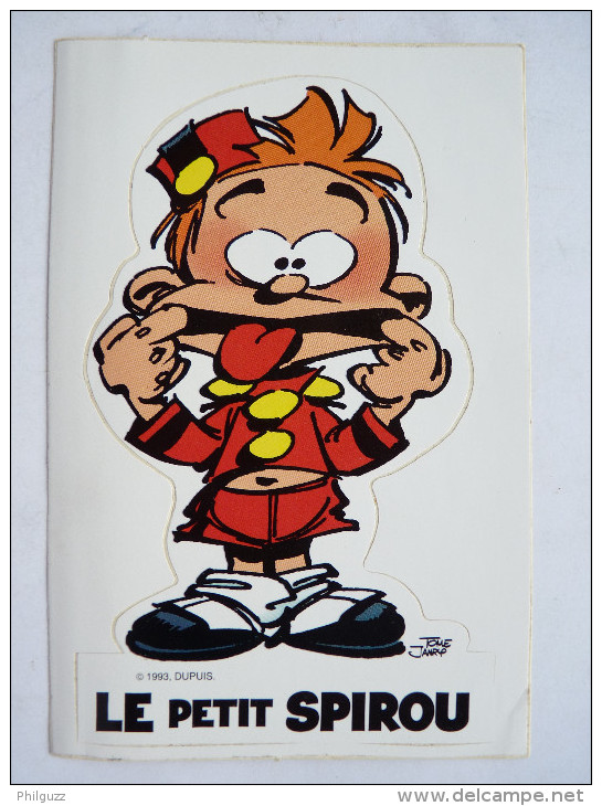 AUTOCOLLANT PETIT SPIROU - JOURNAL SPIROU 1993 - TOME & JANRY - Aufkleber