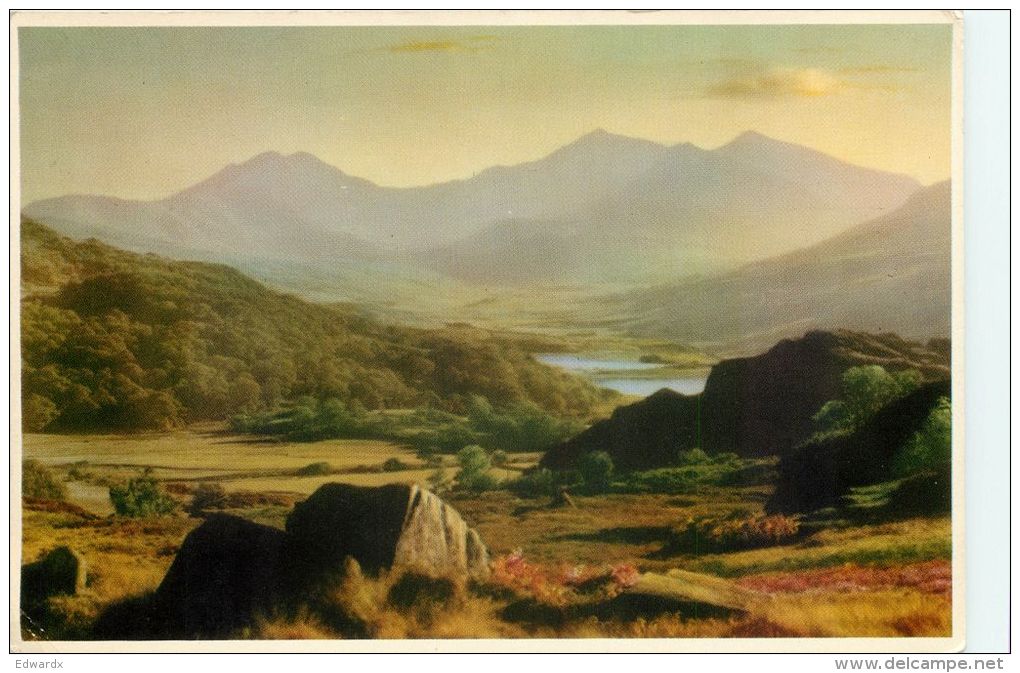 Snowdon And Capel Curig, Wales Postcard Judges - Caernarvonshire