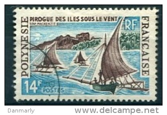 POLYNESIE : Y&T(o) N° 39 : Pirogues - Used Stamps