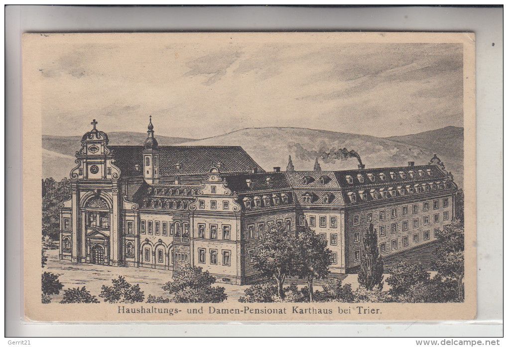 5503 KONZ - KATHAUS, Haushaltungs- Und Damen-Pensionat, 1923 - Konz