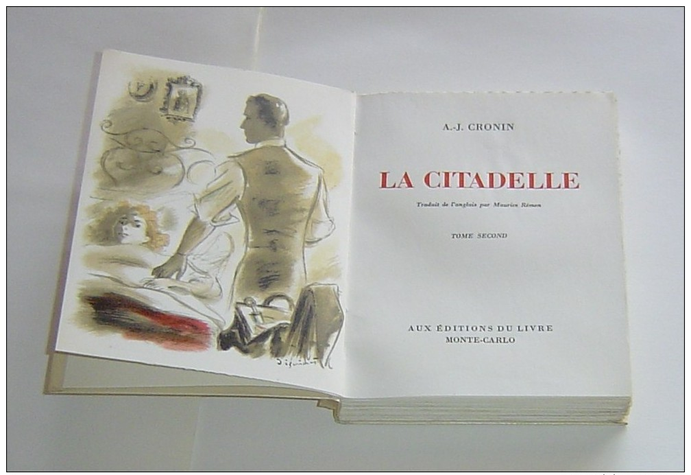 A.J. CRONIN - LA CITADELLE Tomes 1 & 2 - EDITION NUMEROTEE