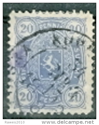 Finnland Mi. 16 (Z: 12,5) Gest. Wappen Löwe - Lettres & Documents