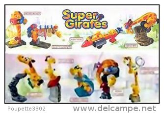 Kinder - Série Complète Super Girafes Françaises Avec Bpz - Families