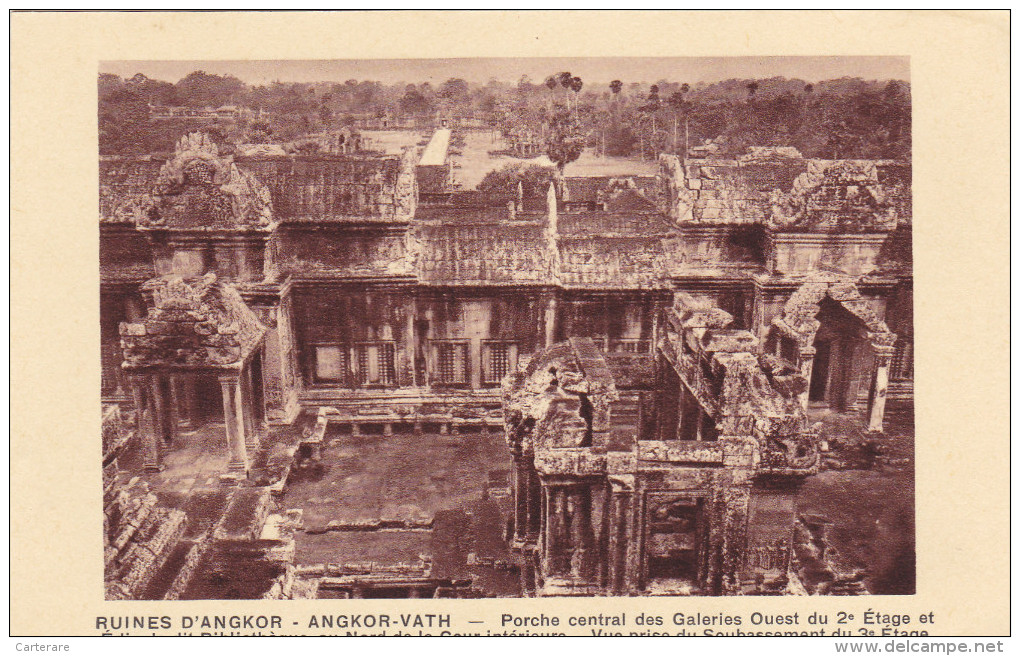 Asie,CAMBODGE,baphuan,rui Nes D´angkor,angkor-vath,rout E Du Temple,12ème Siècle,rare,hindou,vishno   U,bouddhiste,rare, - Cambodia