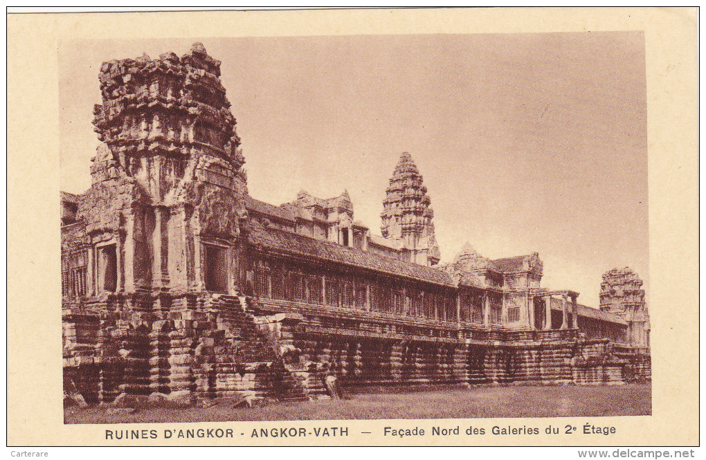 Cpa,CAMBODGE,baphuan,ruines  D´angkor,angkor-vath,rout E  Du Temple,12ème Siècle,rare,hindou,vishno U,bouddhiste,rare,k - Kambodscha