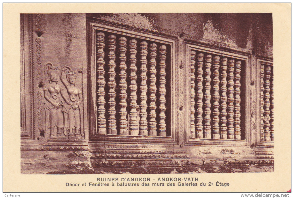 Cpa,CAMBODGE,baphuan,ruines D´angkor,angkor-vath,rout E Du Temple,12ème Siècle,rare,hindou,vishno U,bouddhiste,rare,khmè - Kambodscha