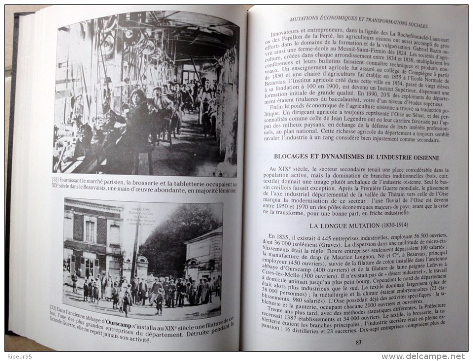 60 L OISE DEUX SIECLE D HISTOIRE - Jacques BERNET & Jean Pierre BESSE - Picardie - Nord-Pas-de-Calais