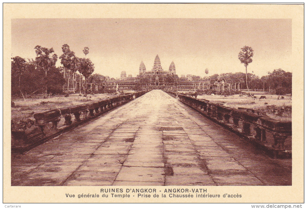 ,CAMBODGE,baphuan,ruines  D´angkor,angkor-vath,route  Du Temple,12ème Siècle,rare,hindou,vishno   U,bouddhiste,rare,k - Kambodscha