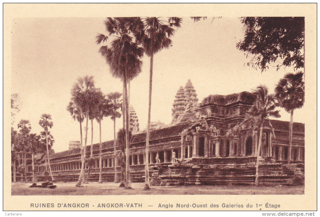 Asie,CAMBODGE,baphuan,ruines Angkor,angkor-vath,siem Reap,12ème Siècle,rare,hindou,vishno   U,bouddhiste,rare,khmère - Cambodge