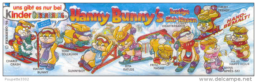 Kinder Série Complète Hanny Bunny's Allemagne Avec Bpz - Familles