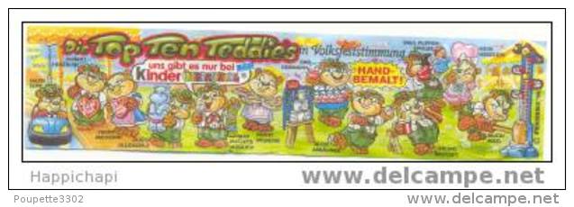 Kinder Série Complète Top Ten Teddies Allemagne Avec Bpz - Families