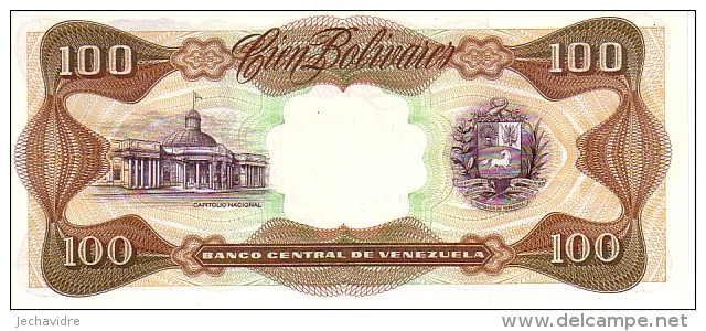 VENEZUELA   100  Bolivares   Daté Du 06-12-1992   Pick 66 E          ***** BILLET  NEUF ***** - Venezuela
