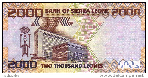 SIERRA LEONE   2 000 Leones   Daté Du 27-04-2010   Pick 31          ***** BILLET  NEUF ***** - Sierra Leona