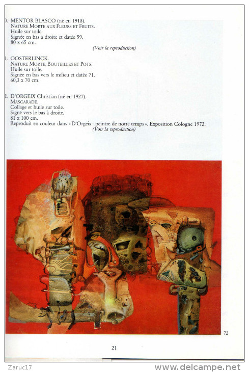 CATALOGUE HOTEL DES VENTES DROUOT CHAMBELLAND GIAFFERI VEYRAC JUIN 1988 ART ASIATIQUE TABLEAU GRAVURE DESSIN SALLE 10