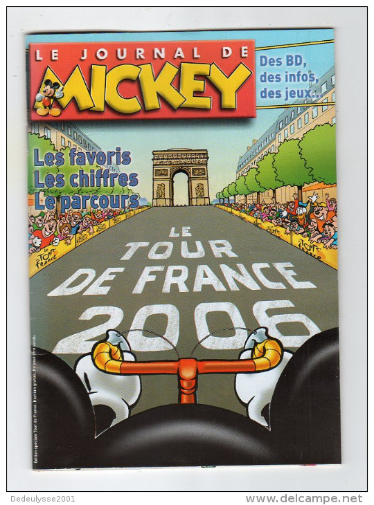 Mai14     Réf 65077          Tour De France Cycliste   Le Journal De Mickey  2006 - Cyclisme