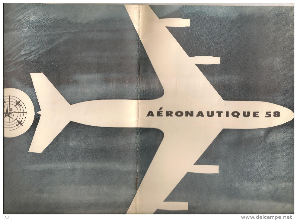 M-A @  AERONAUTIQUE AVION AVIATION EXPOSITION UNIVERSELLE ET  INTERNATIONALE BRUXELLES 1958 - Programmi