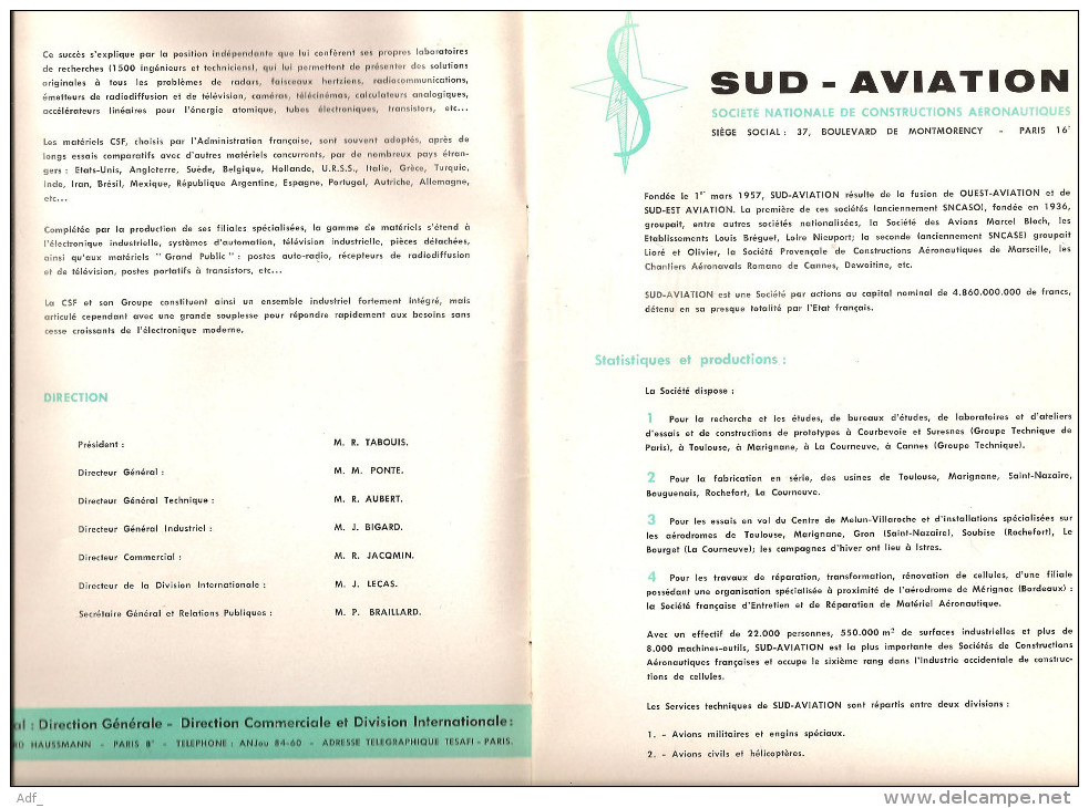 M-A @  AERONAUTIQUE AVION AVIATION EXPOSITION UNIVERSELLE ET  INTERNATIONALE BRUXELLES 1958 - Programmi