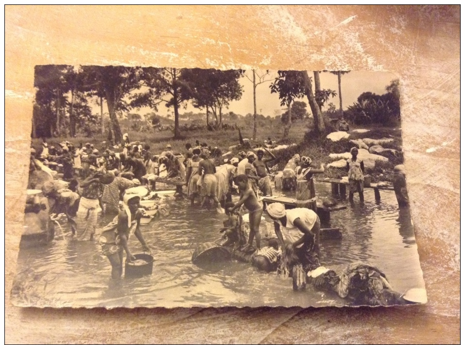 Côte D Ivoire Abidjan Lavoir De Cocody  (cpsm Format Cpa) - Ivory Coast