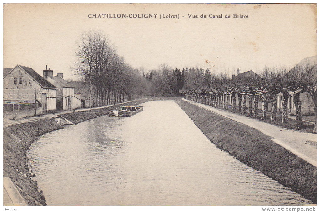 (d) Chatillon Coligny - Vue Du Canal De Briare - Chatillon Coligny