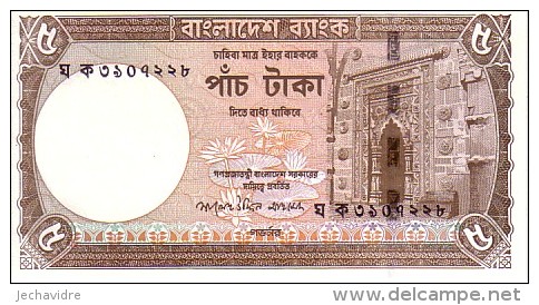 BANGLADESH   5 Taka  Emission De 2006    Pick 46 A           ***** BILLET  NEUF ***** - Bangladesh