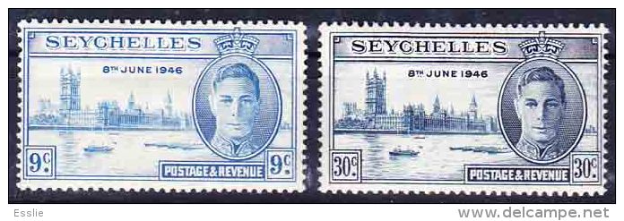 Seychelles - 1946 - King George VI - Peace Issue - Seychellen (...-1976)