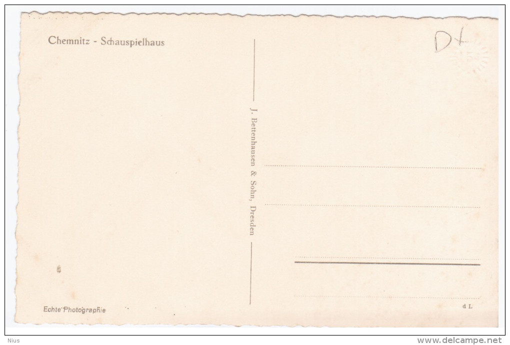 Germany Deutschland, Chemnitz Schauspielhaus Theater Theatre Teatro - Chemnitz