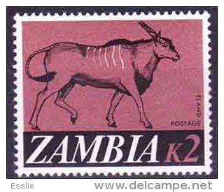 Zambia - 1968 - Definitive - 2k, Eland Antelope - Gibier