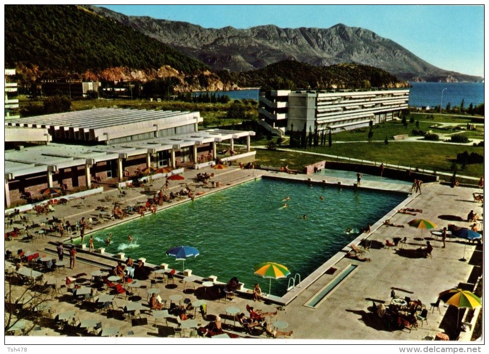 C P S M-C P M-----BUDVA--- Hotel International--la Piscine----voir 2 Scans - Montenegro