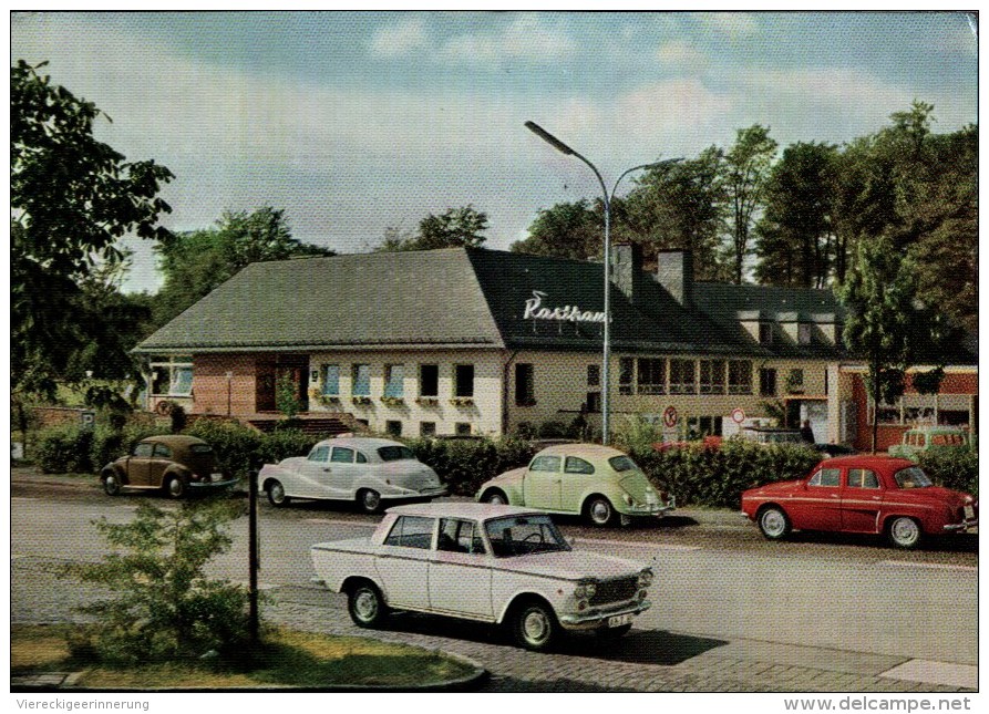 ! Moderne Ansichtskarte Autobahnrasthaus Im Spessart, Rohrbrunn B Aschaffenburg, Voitures, PKW VW Käfer, NSU Prinz 4 - Passenger Cars