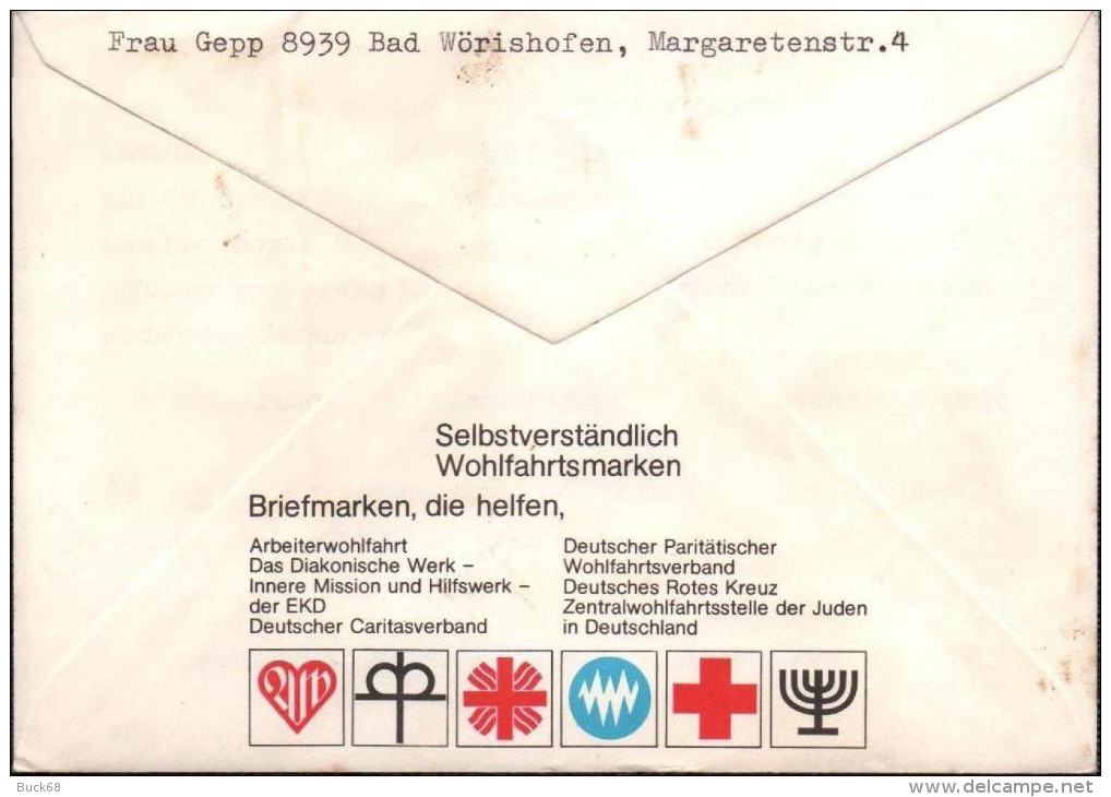 ALLEMAGNE GERMANY BUND Poste 551/4 Premier Jour FDC ETB Jouet Bois Soldat Toy Spielzeug Clown Fou ... - 1971-1980