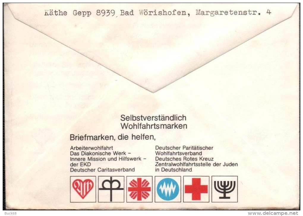 ALLEMAGNE GERMANY BUND Poste 592/5 Premier Jour FDC ETB Echec Chess Schach - 1971-1980