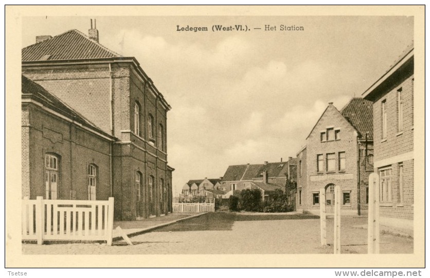 Ledegem - Het Station  ( Verso Zien ) - Ledegem