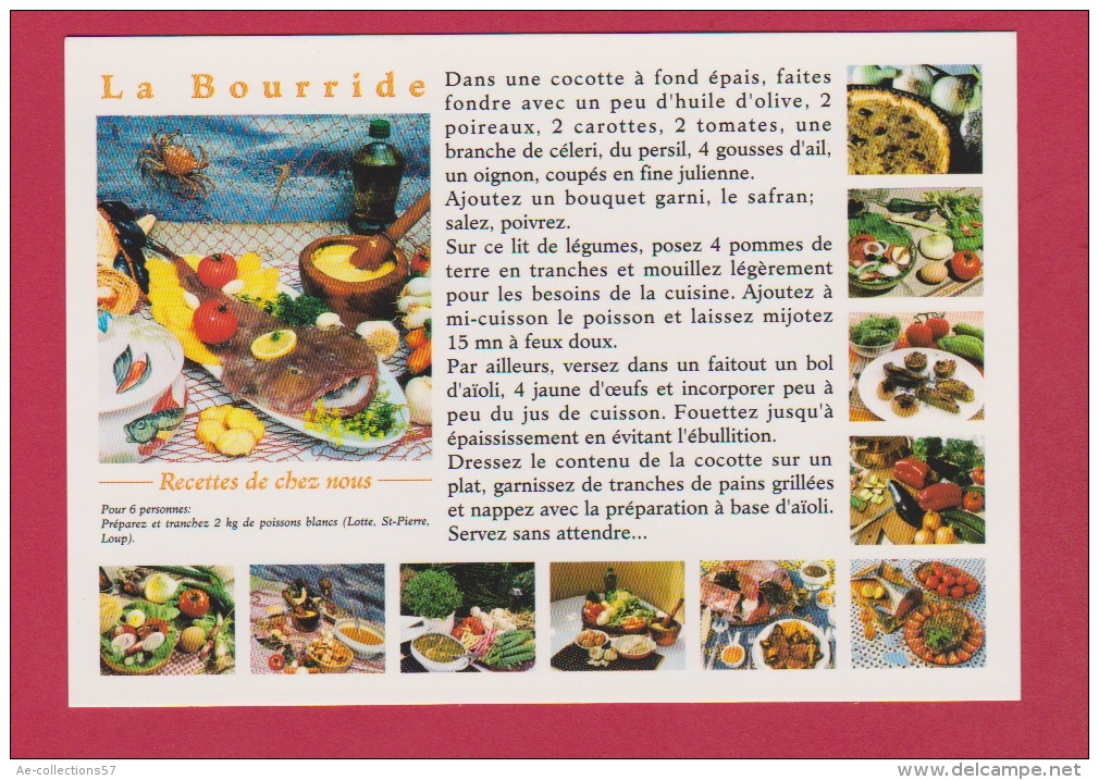 LA BOURRIDE - Recettes (cuisine)
