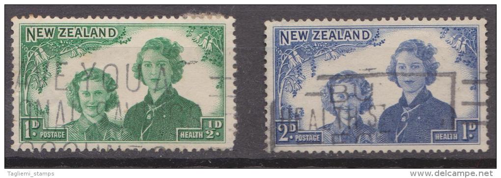 New Zealand, 1944, SG 663 - 664, Used - Usati