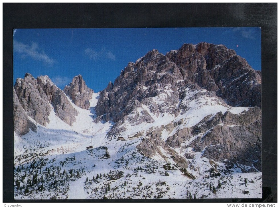 L2084 Timbro A Targa Turistico:  Rifugio ( Hutte ) San Forca Al Monte Cristallo, Cortina  Su Cartolina Omonima - Hotels, Restaurants & Cafés