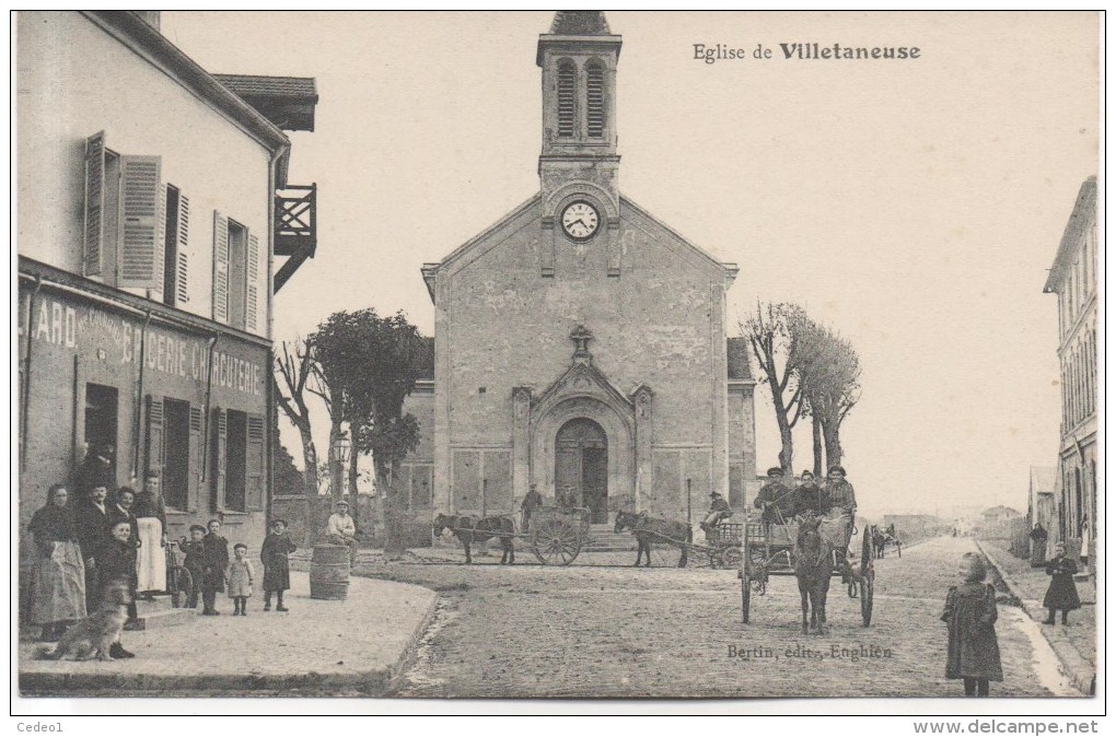 VILLETANEUSE  EGLISE BELLE ANIMATION - Villetaneuse