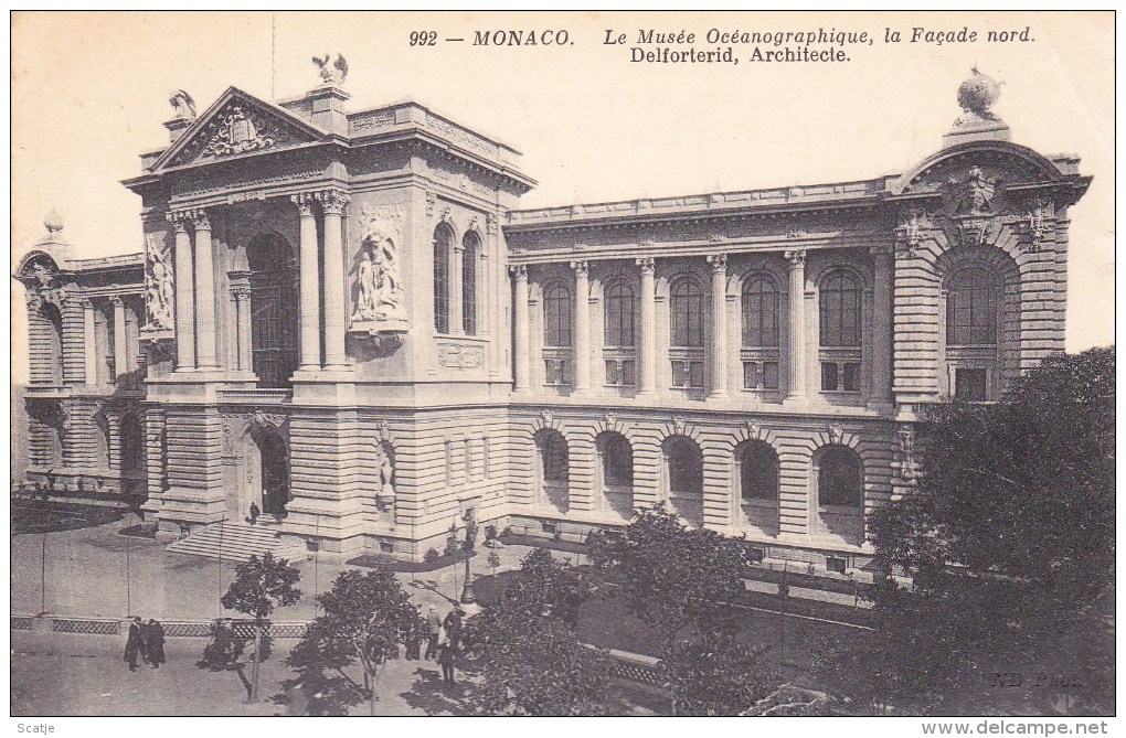 Monaco  .   Musée Océangraphique De Monaco  1912 - Oceanografisch Museum