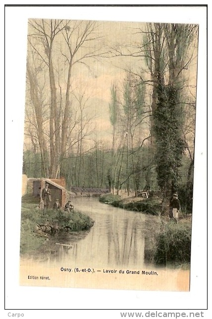 OSNY. - Lavoir Du Grand Moulin. (Pêche) - Osny