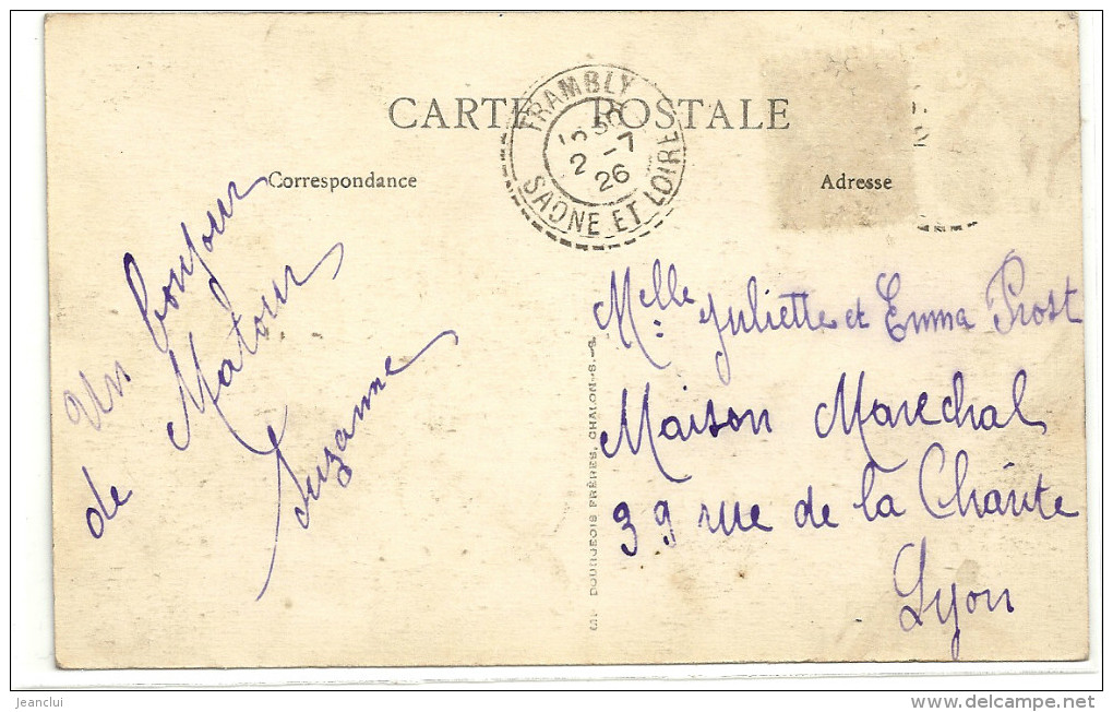 -MATOUR--PLACE DU MARCHE--TRES ANIMEE--CARTE DU 2/7/1926--MANQUE LE TIMBRE AU VERSO-- - Other & Unclassified