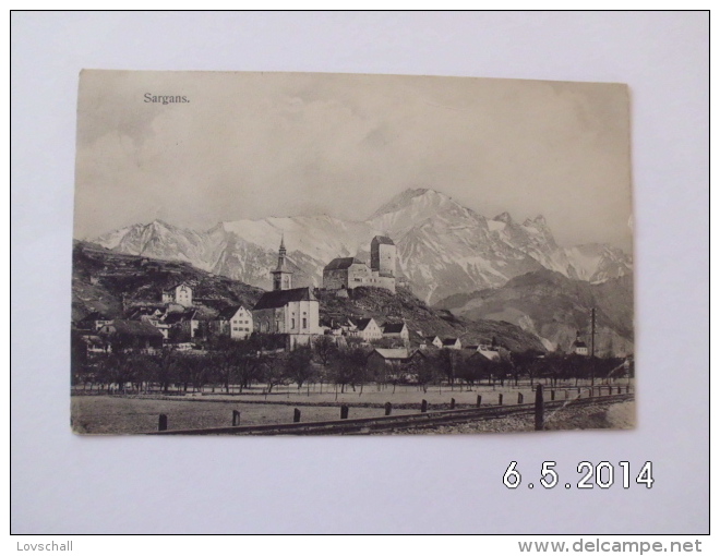 Sargans. (21 - 10 - 1907) - Sargans