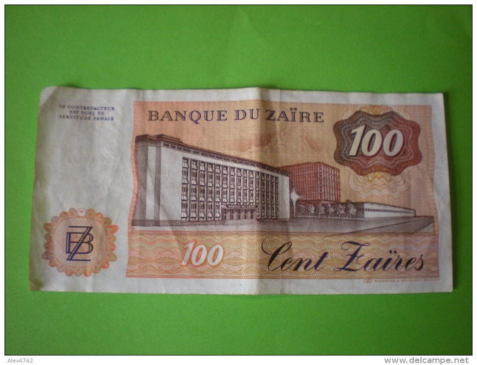 100 Zaïres 1983 - Zaire