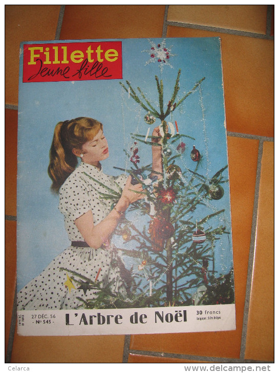 FILLETTE JEUNE FILLE 27 DECEMBRE 1956 N° 545 - 1950 à Nos Jours