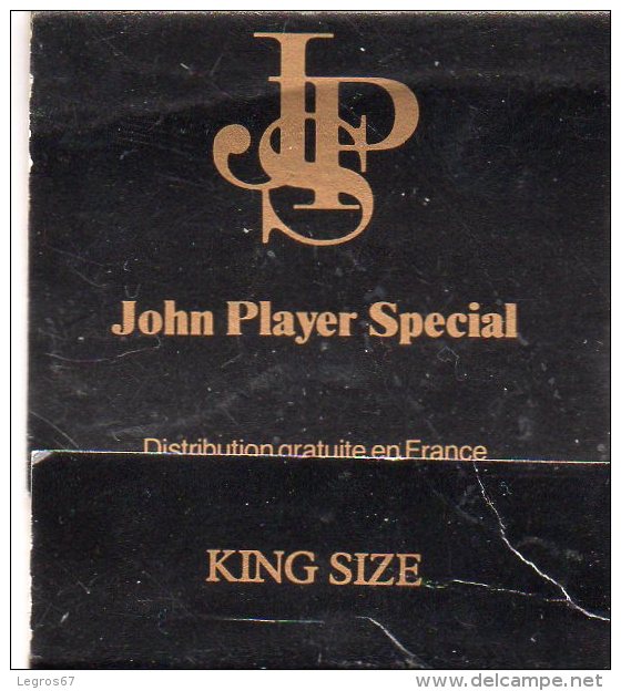 POCHETTE D'ALLUMETTES JOHN PLAYER - Boites D'allumettes