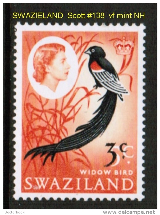 SWAZIELAND  Scott  # 138**  VF MINT NH - Swaziland (1968-...)