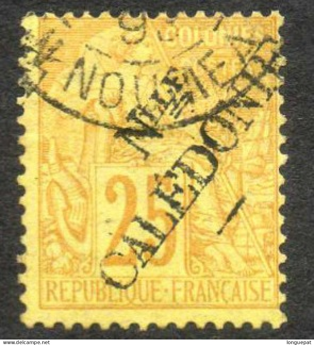 Nelle CALEDONIE :  Timbre Des Colonies Françaises De 1881 Avec Surcharge "Nelle CALEDONIE" - Oblitérés