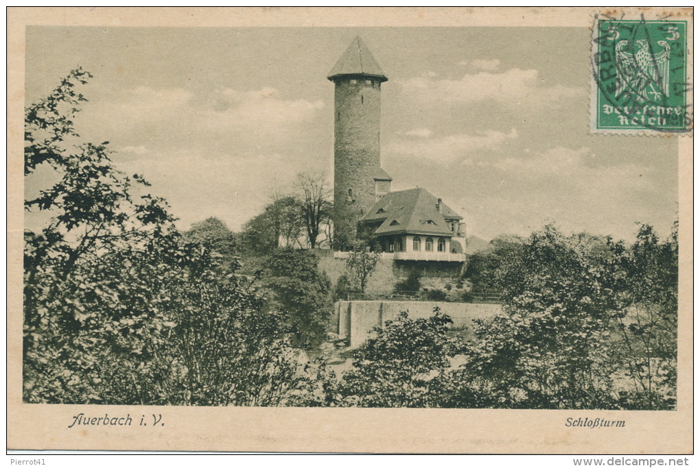 ALLEMAGNE - AUERBACH I. V. - Schlossturm - Auerbach (Vogtland)