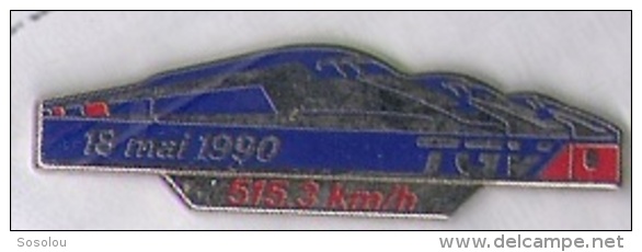 18 Mai 1990 515.3 Km/h . Le TGV (Decat Paris) - TGV